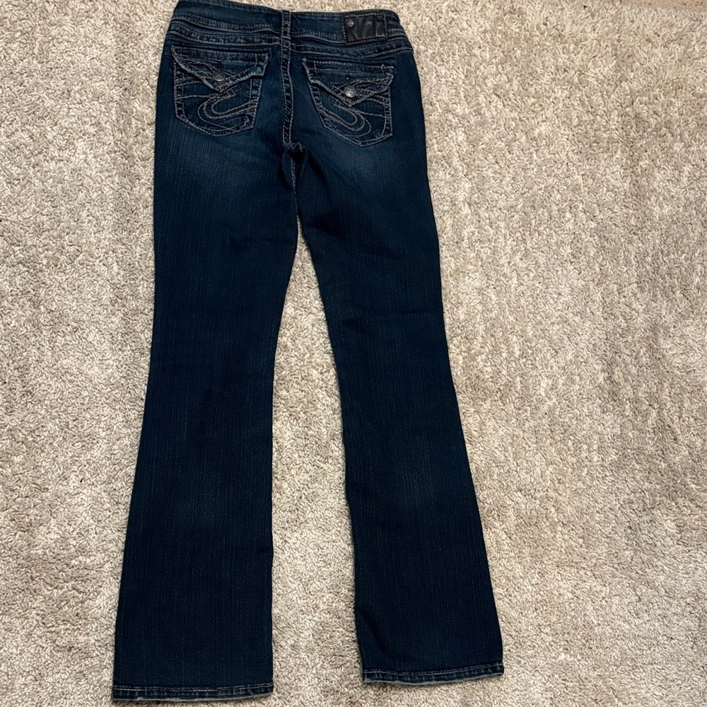 Silver Jeans Suki Surplus Cargo Denim Jeans Women’s W29 L34 - Picture 8 of 16